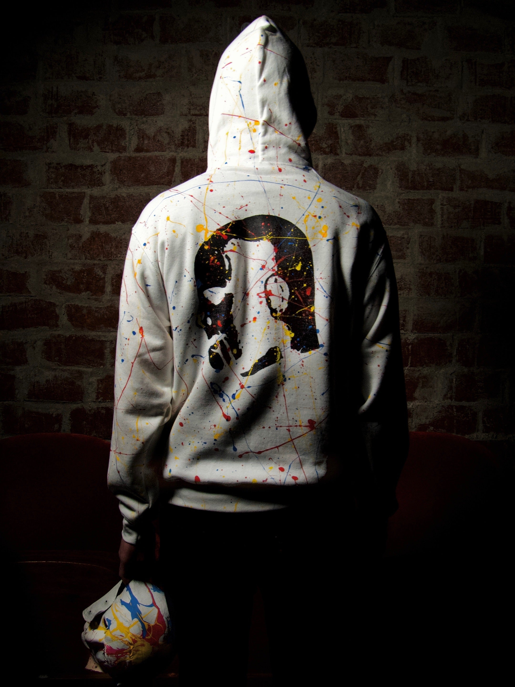 The Edison Cabinet Paint Splatter Hoodie