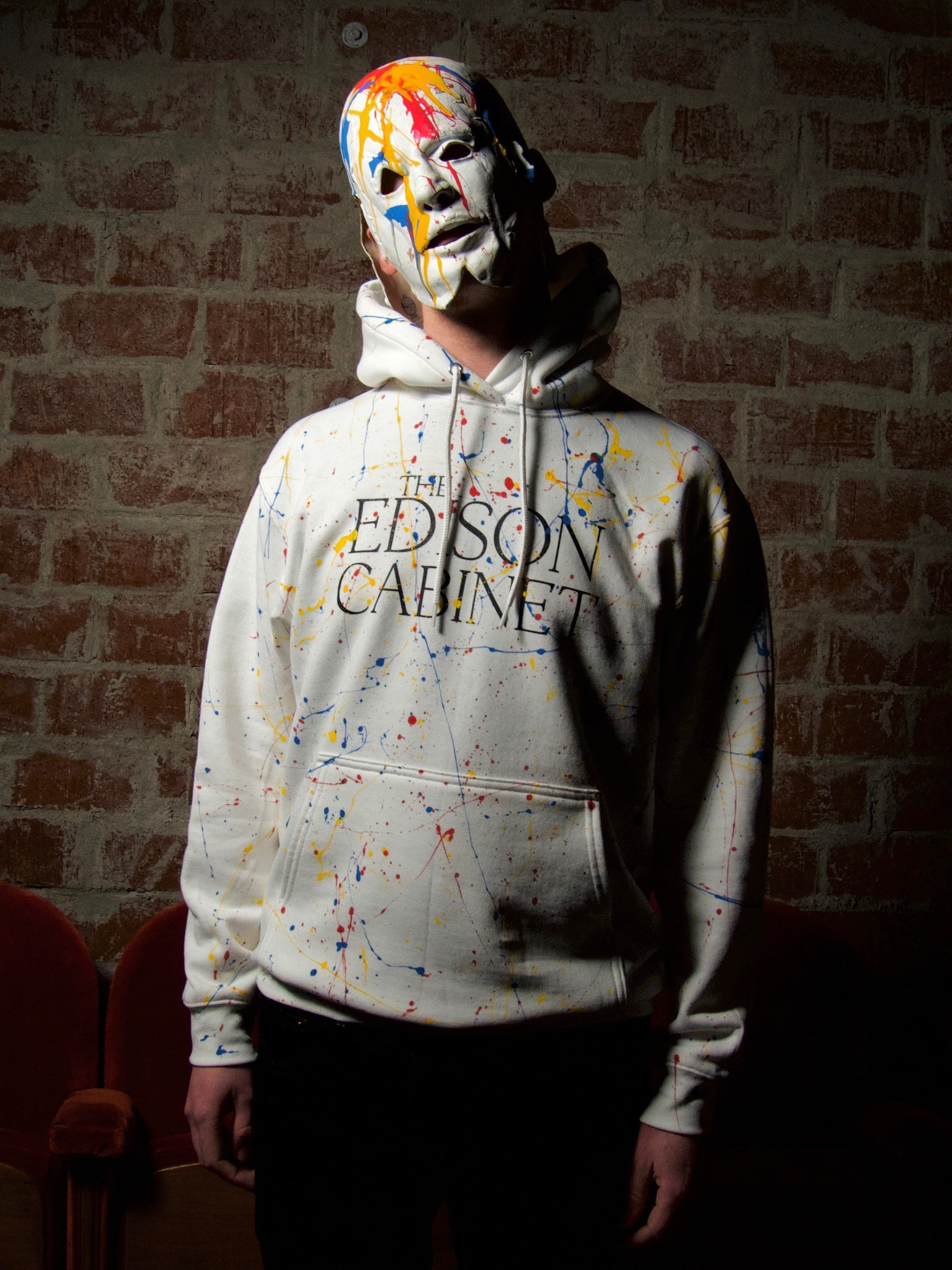 The Edison Cabinet Paint Splatter Hoodie