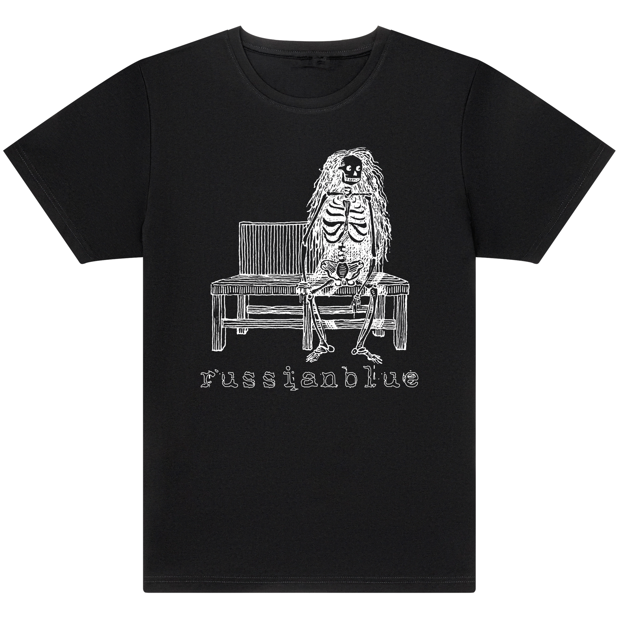 Russian Blue Skeleton Tee